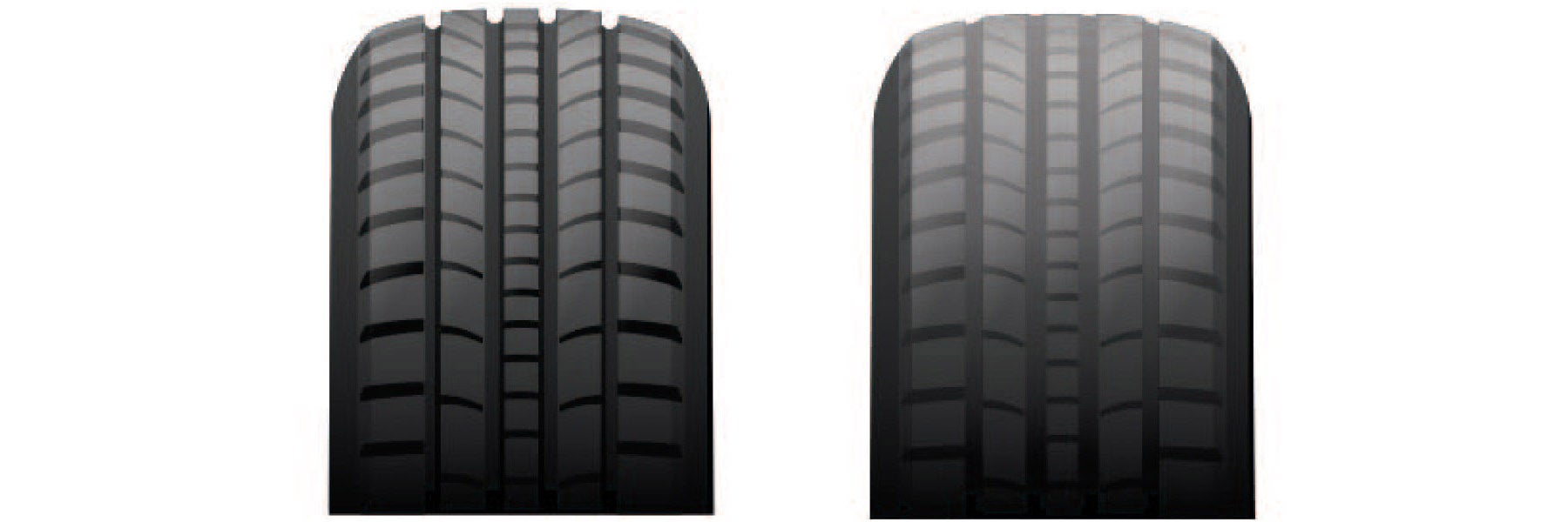 Tire tread depth comparison at Feldman Kia of Novi in Novi MI