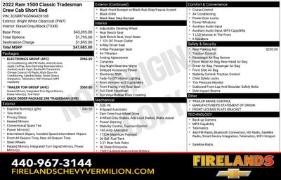 2022 RAM 1500 Classic Tradesman