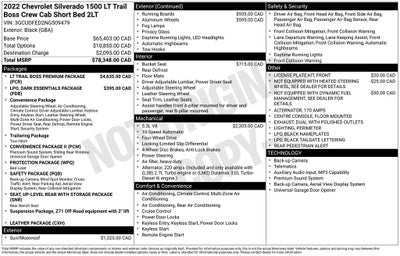 2022 Chevrolet Silverado 1500 LT Trail Boss