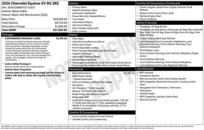 2026 Chevrolet Equinox EV RS