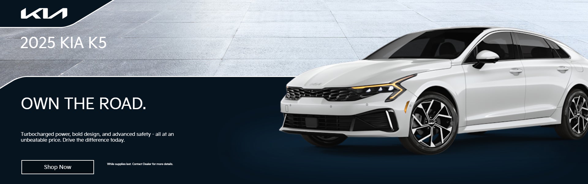 2025 Kia K5 Banner